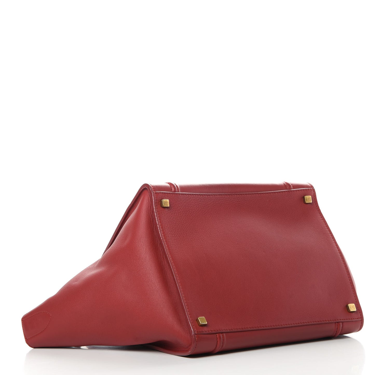 Supple Calfskin Medium Phantom Luggage Red