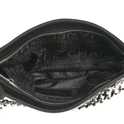 Chanel Calfskin Chain Stitch Clutch Black 5 of 11