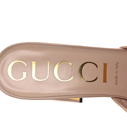 Gucci Nappa Horsebit 75mm Slide Sandals 41.5 Skin Rose 8 of 12