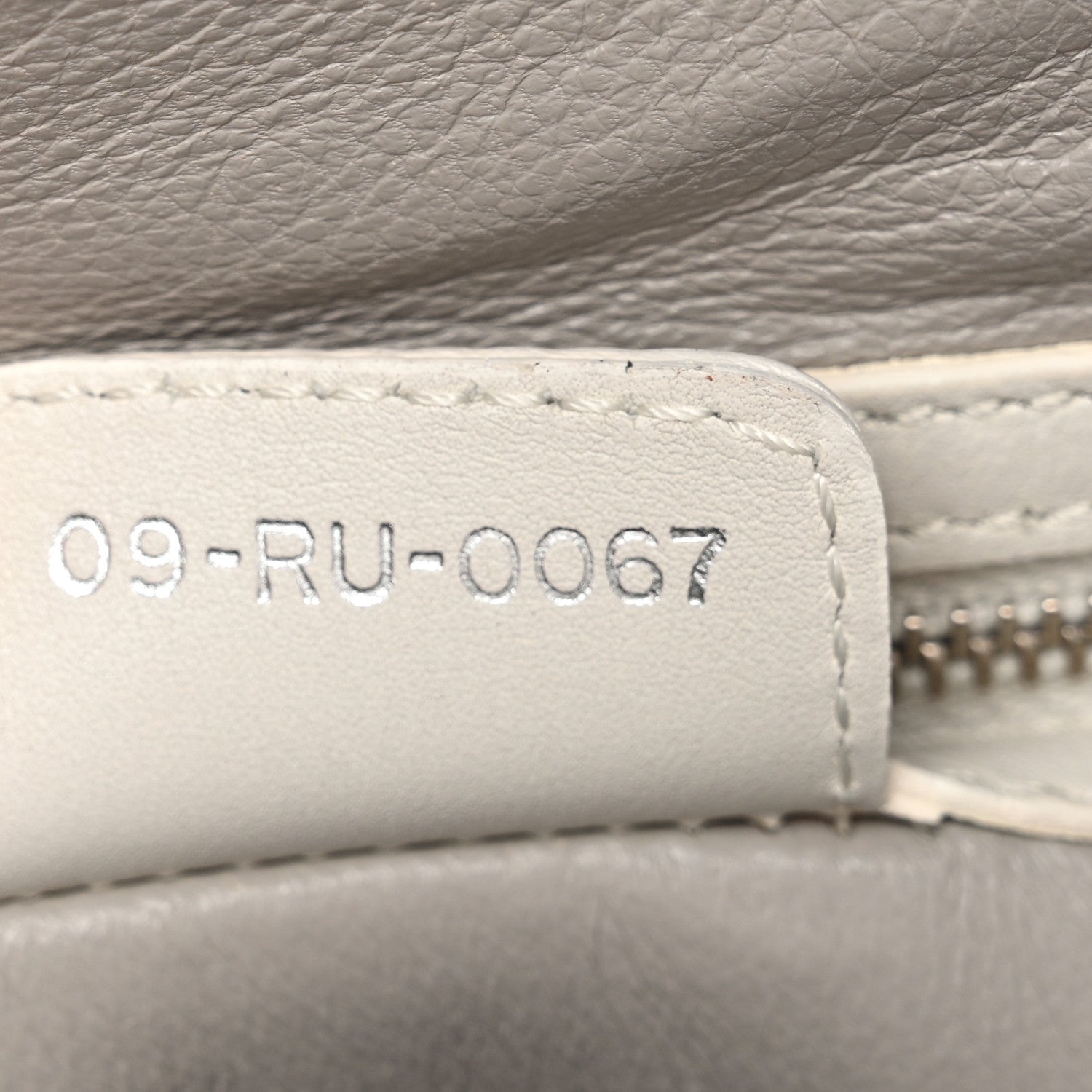 Christian Dior Calfskin Small My Dior Frame Pocket Satchel White 7 of 12