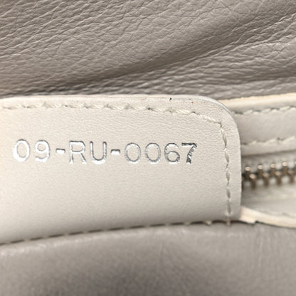 Christian Dior Calfskin Small My Dior Frame Pocket Satchel White 7 of 12