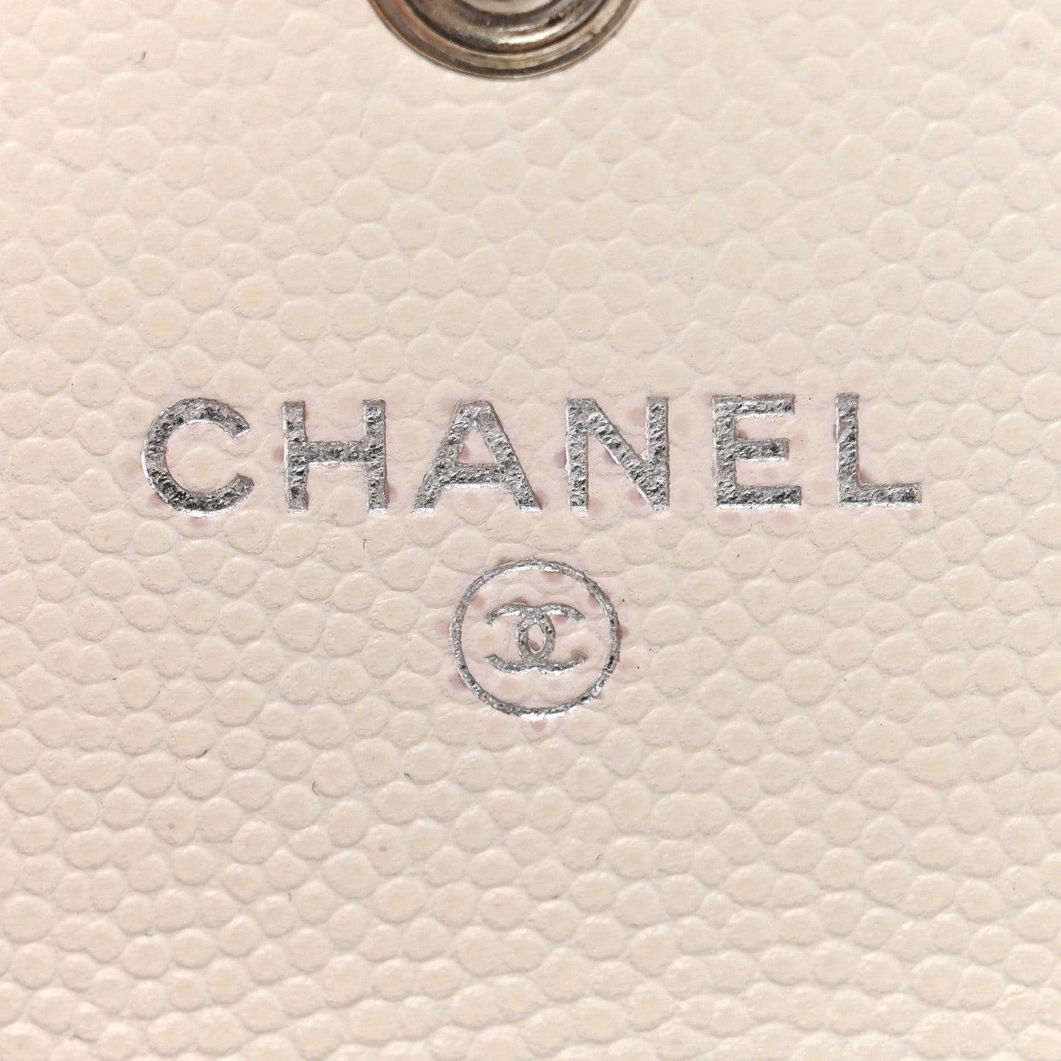 Chanel Caviar Quilted Airpods Pro Holder Belt White 6 of 13
