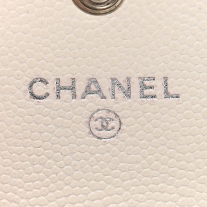 Chanel Caviar Quilted Airpods Pro Holder Belt White 6 of 13