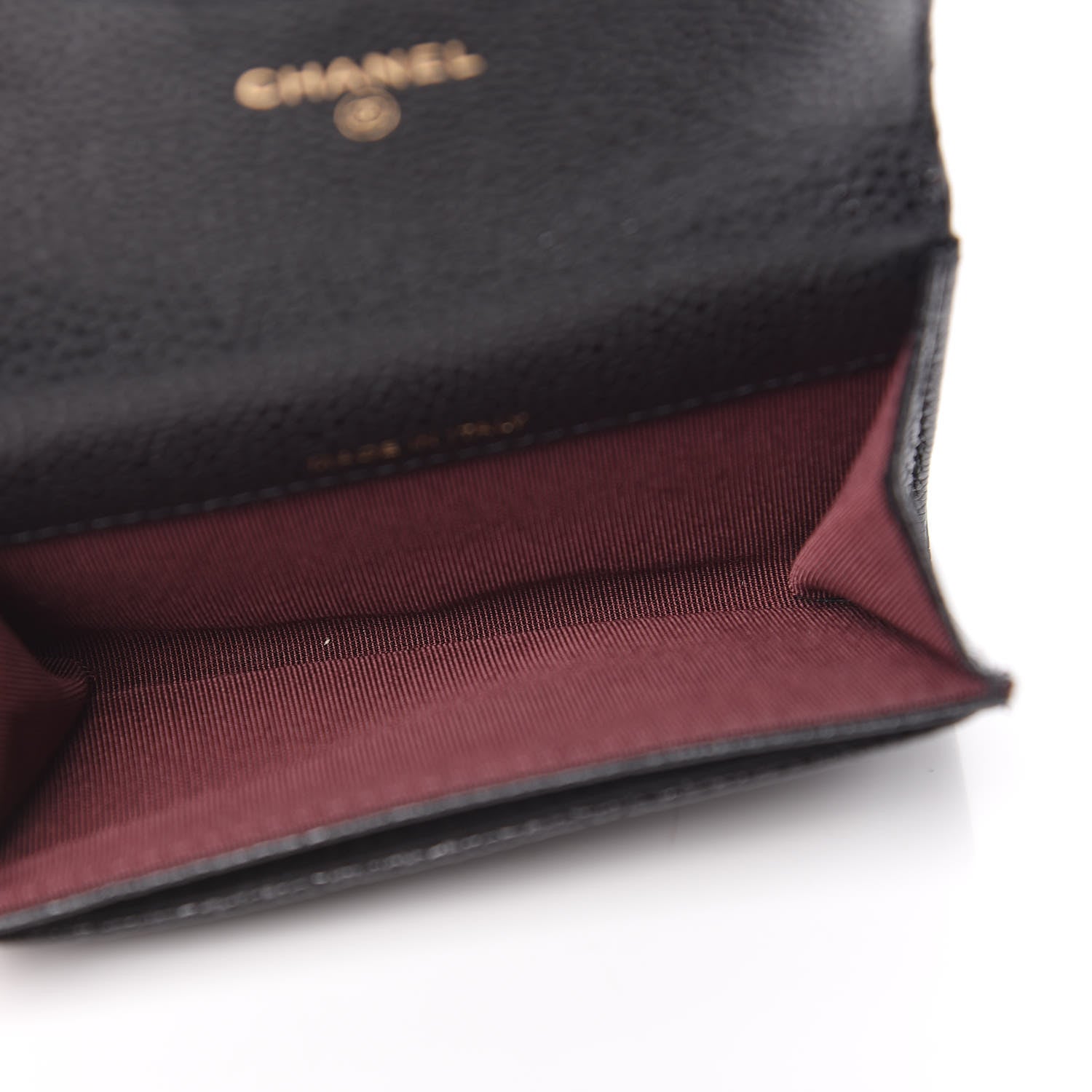 Chanel Caviar Quilted Flap Card Holder Black 5 of 9