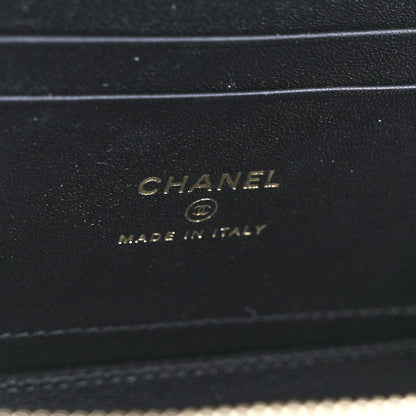 Chanel Lambskin Quilted Small Top Handle Vanity Case With Chain Black 6 of 13