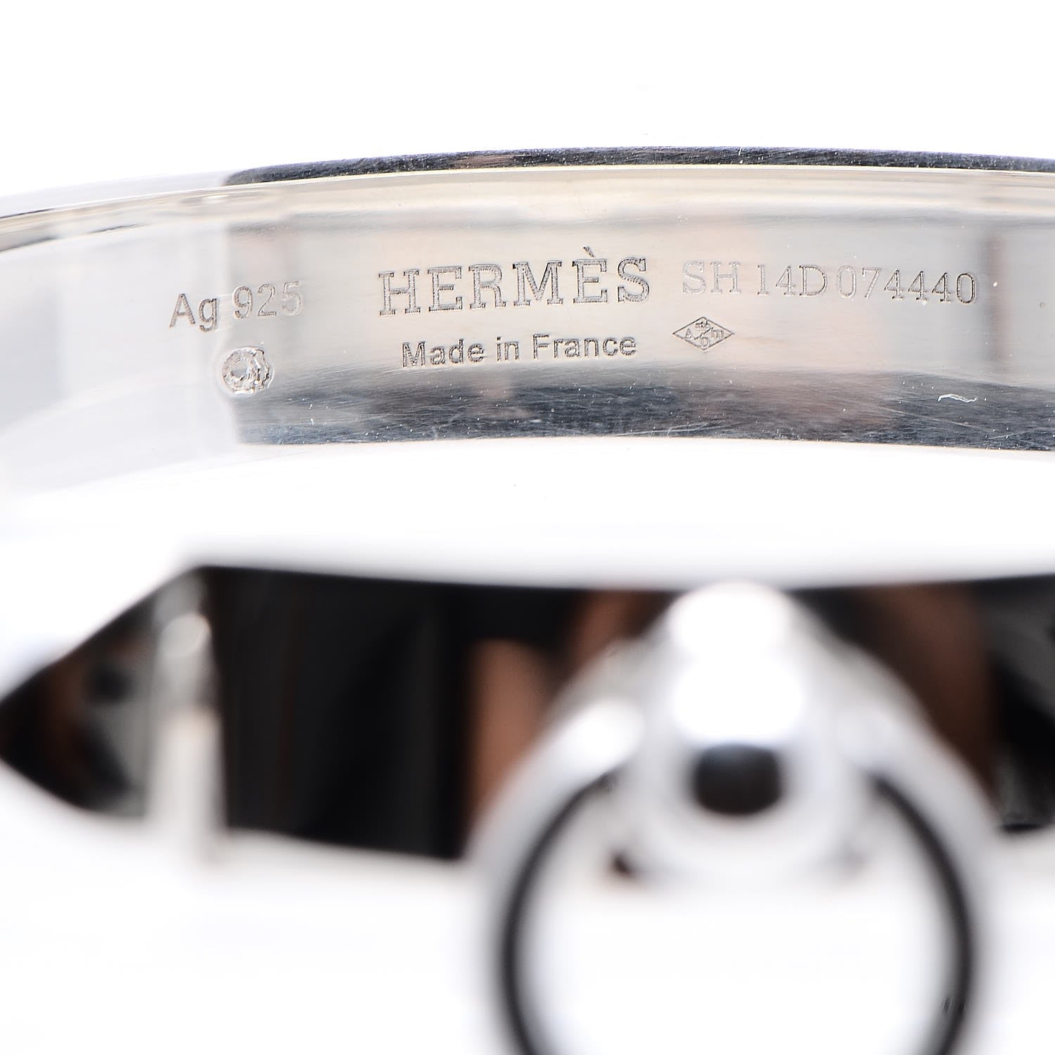 Hermes Sterling Silver PM Collier De Chien Bracelet SH 4 of 5