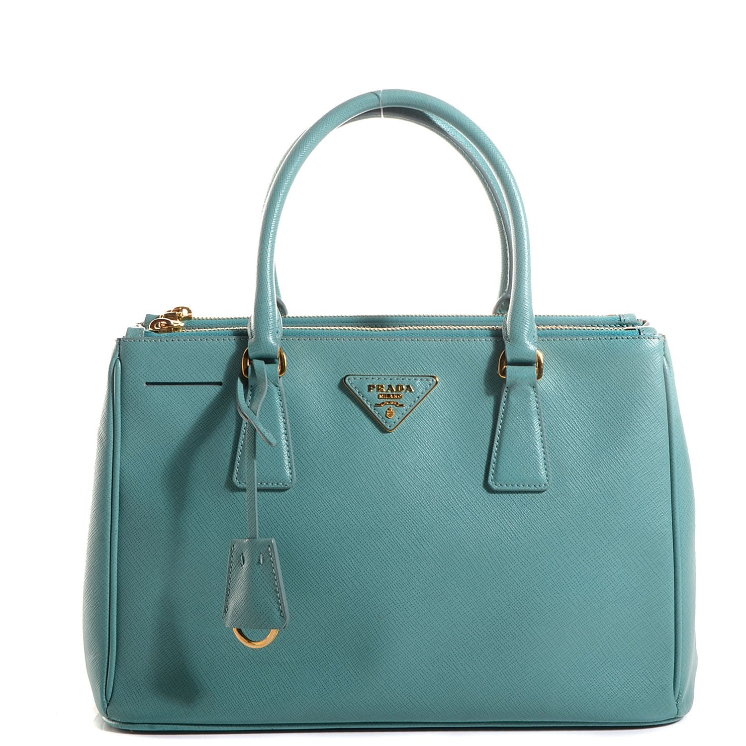 Prada Saffiano Lux Small Double Zip Tote Anice 1 of 12