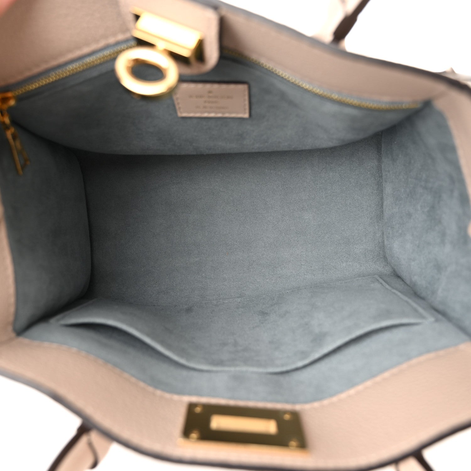 Louis Vuitton Calfskin Monogram On My Side PM Greige 5 of 10