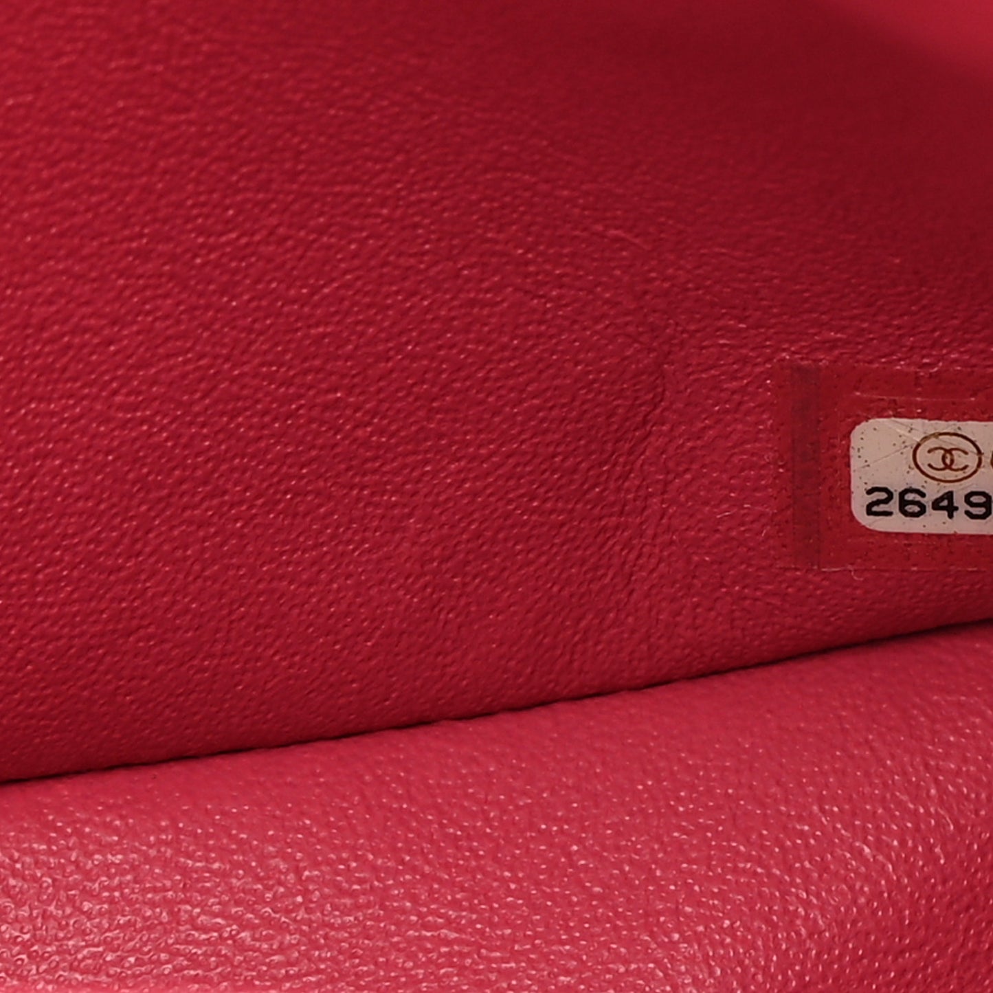 Caviar Quilted Medium Double Flap Dark Red
