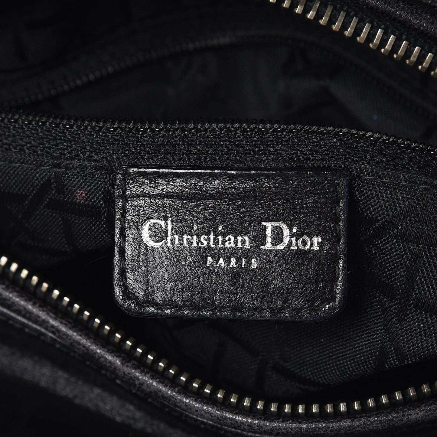 Tweed Medium Lady Dior Black