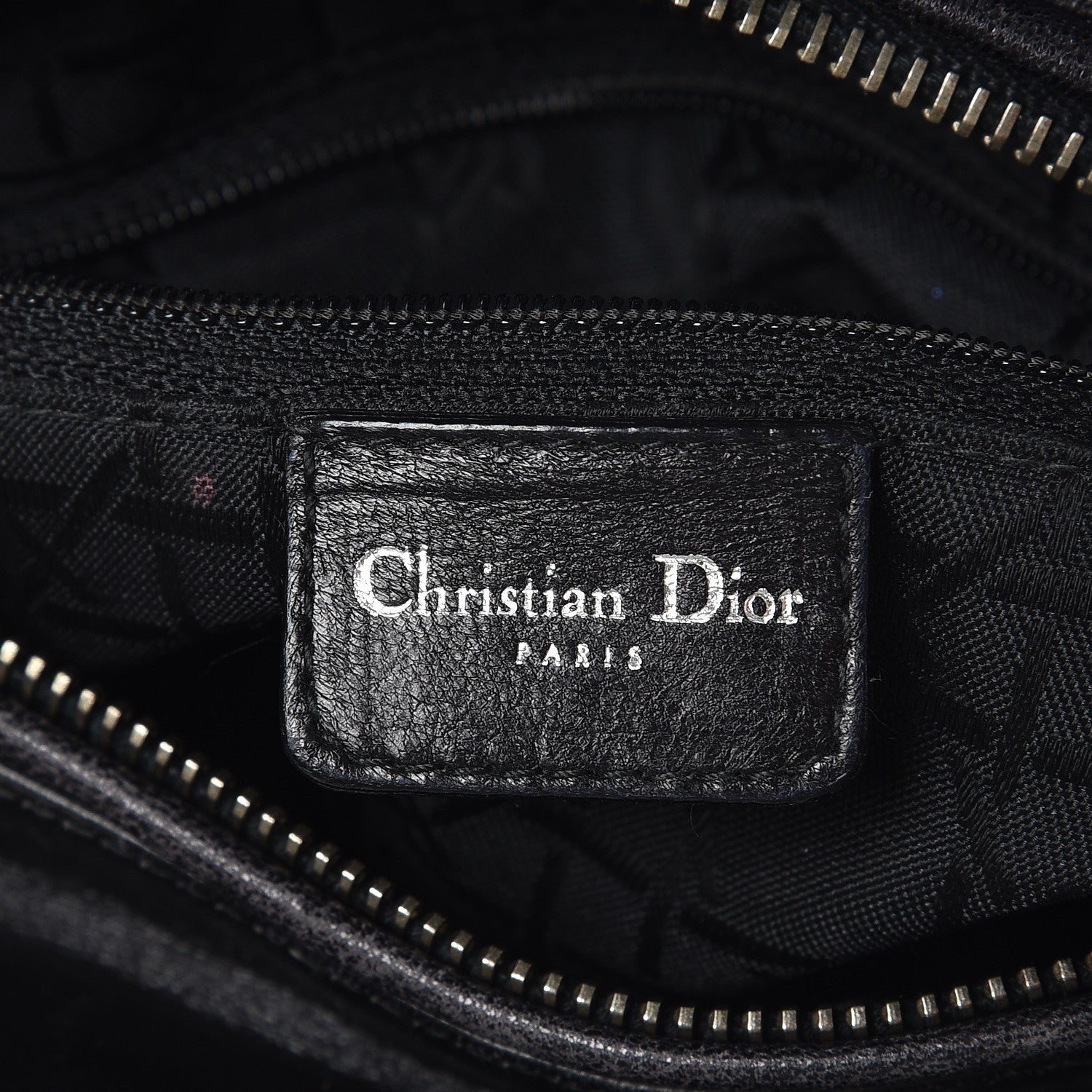 Christian Dior Tweed Medium Lady Dior Black 6 of 11