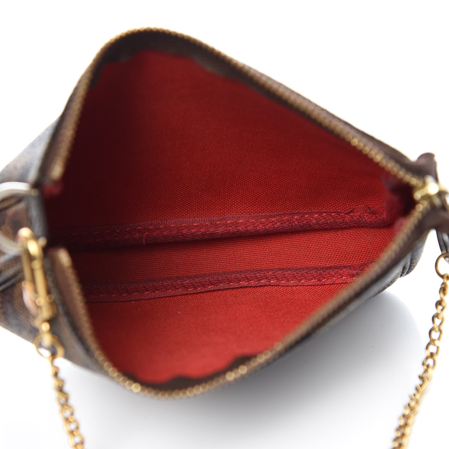 Louis Vuitton Damier Ebene Mini Pochette Accessories 5 of 7