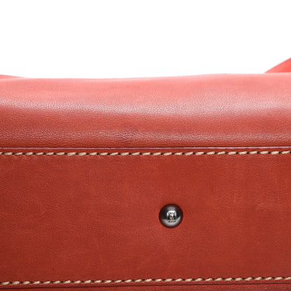 Fendi Vitello Saddle Cuoio Romano Selleria Medium Peekaboo Iconic Satchel Sienna Melon Moro 12 of 16