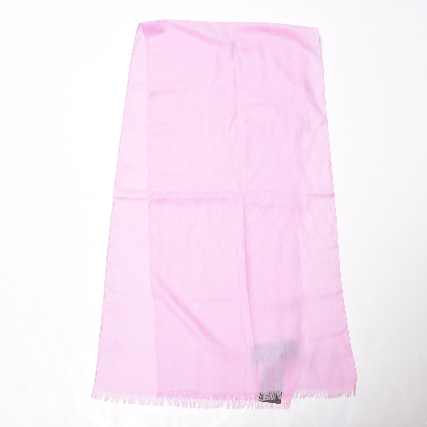 Wool Silk GG Monogram GGNat Scarf Rose
