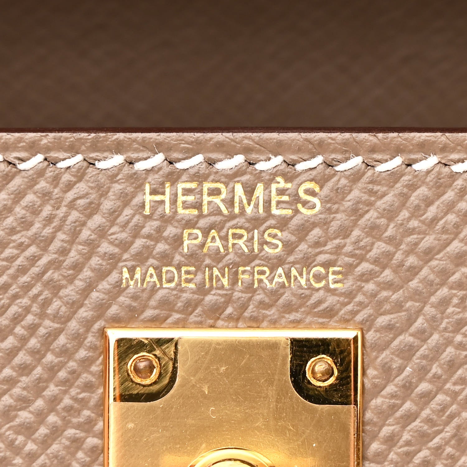 Hermes Epsom Kelly Sellier 25 Etoupe 6 of 10