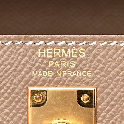 Hermes Epsom Kelly Sellier 25 Etoupe 6 of 10
