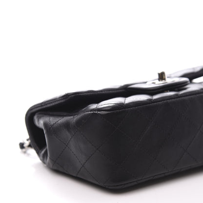 Chanel Lambskin Quilted Mini Rectangular Flap Black 7 of 10