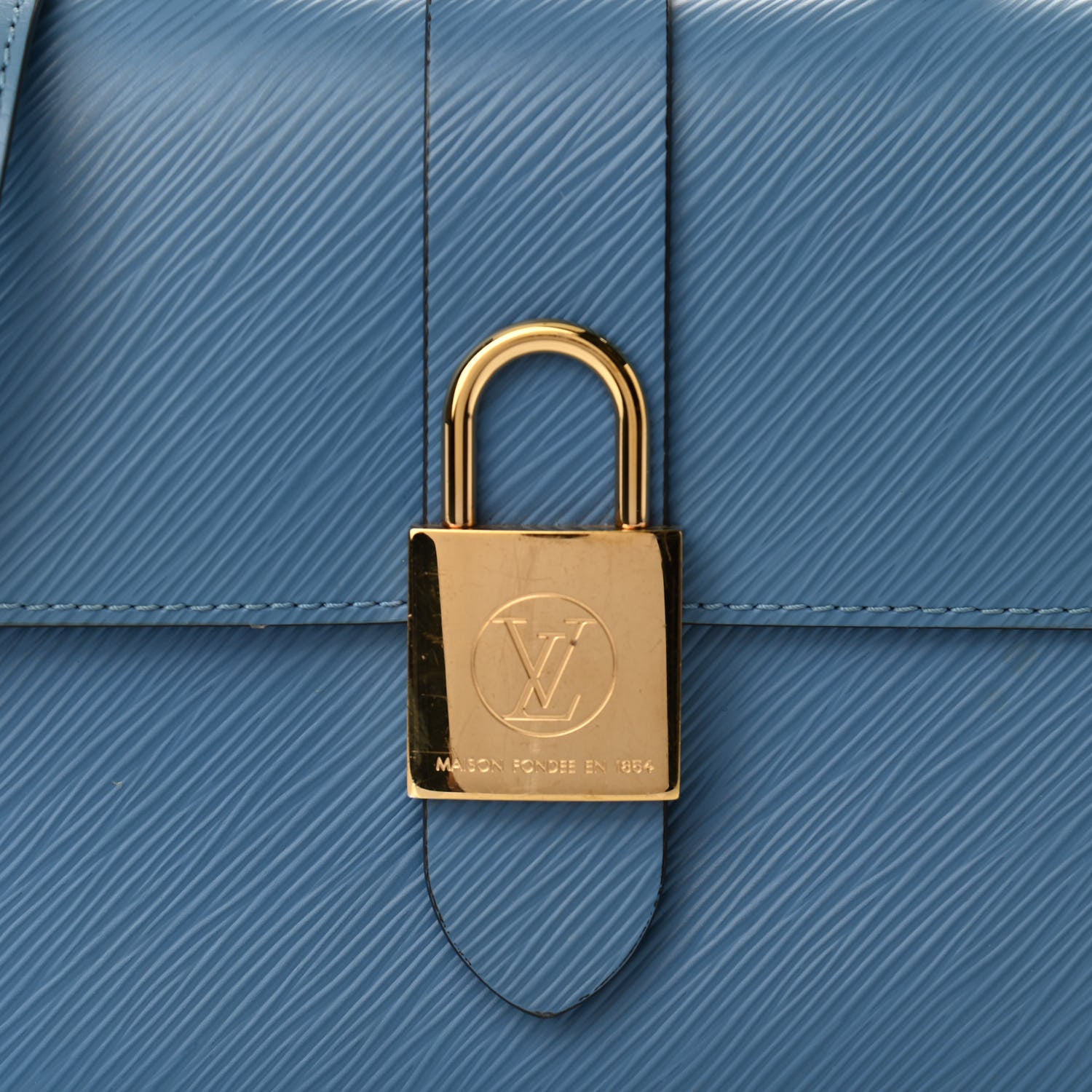 Louis Vuitton Epi Locky BB Blue Jean 7 of 10