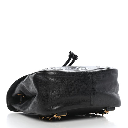 Chanel Caviar CC Backpack Black 4 of 9