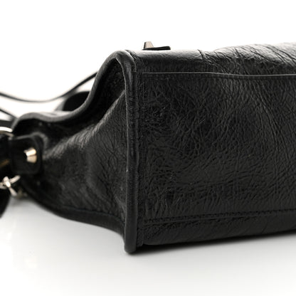 Balenciaga Agneau Classic Silver Hardware S City Black 10 of 11