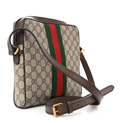 Gucci GG Supreme Monogram Web Small Ophidia Messenger Bag Brown 3 of 10