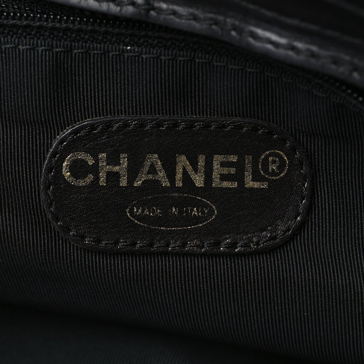 Chanel Calfskin CC Shoulder Bag Black 6 of 9