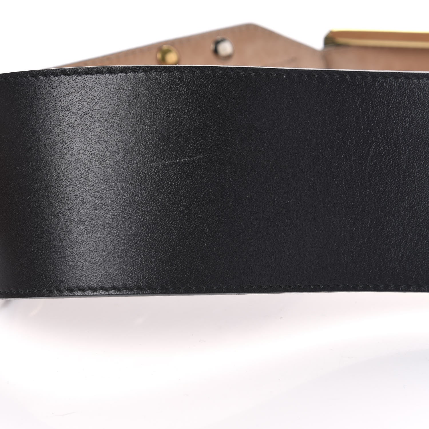 Gucci Calfskin Studded Belt 70 28 Black 4 of 4