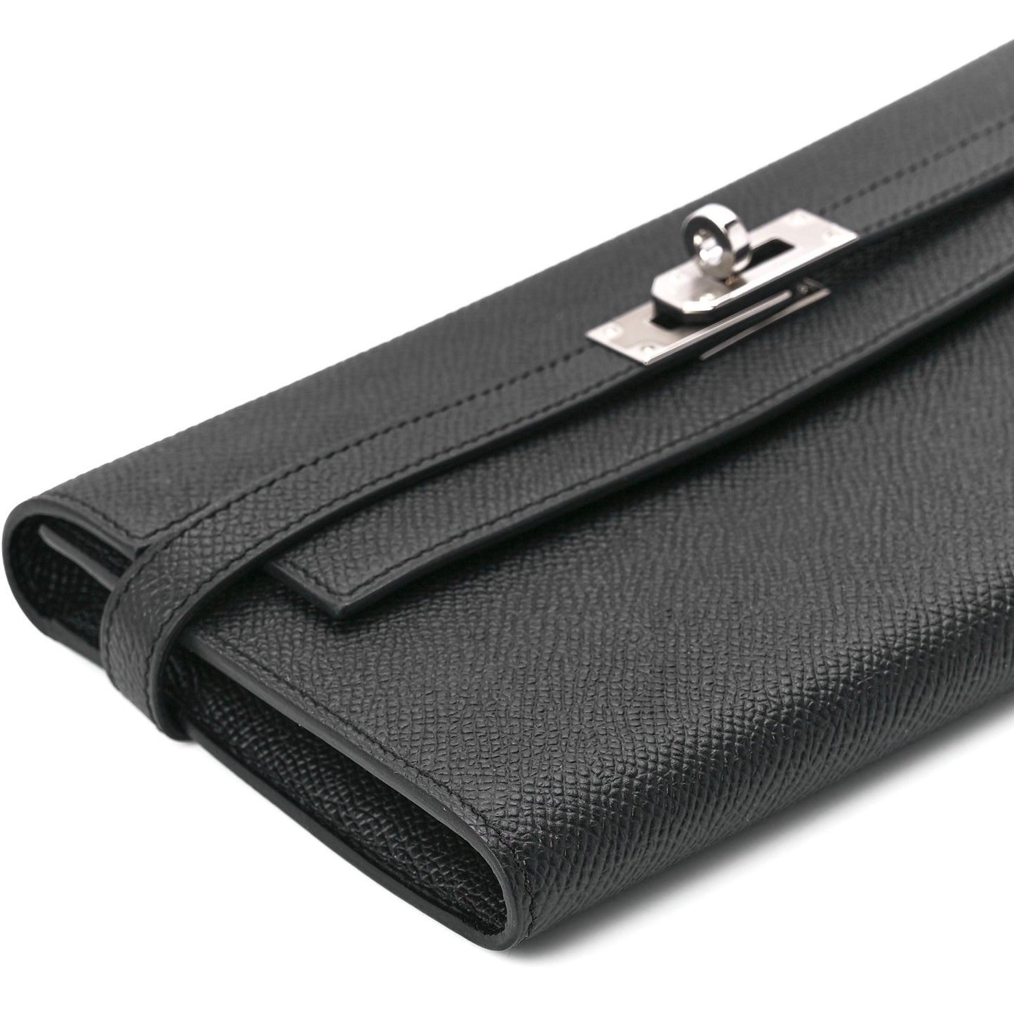 Epsom Kelly Longue Wallet Black