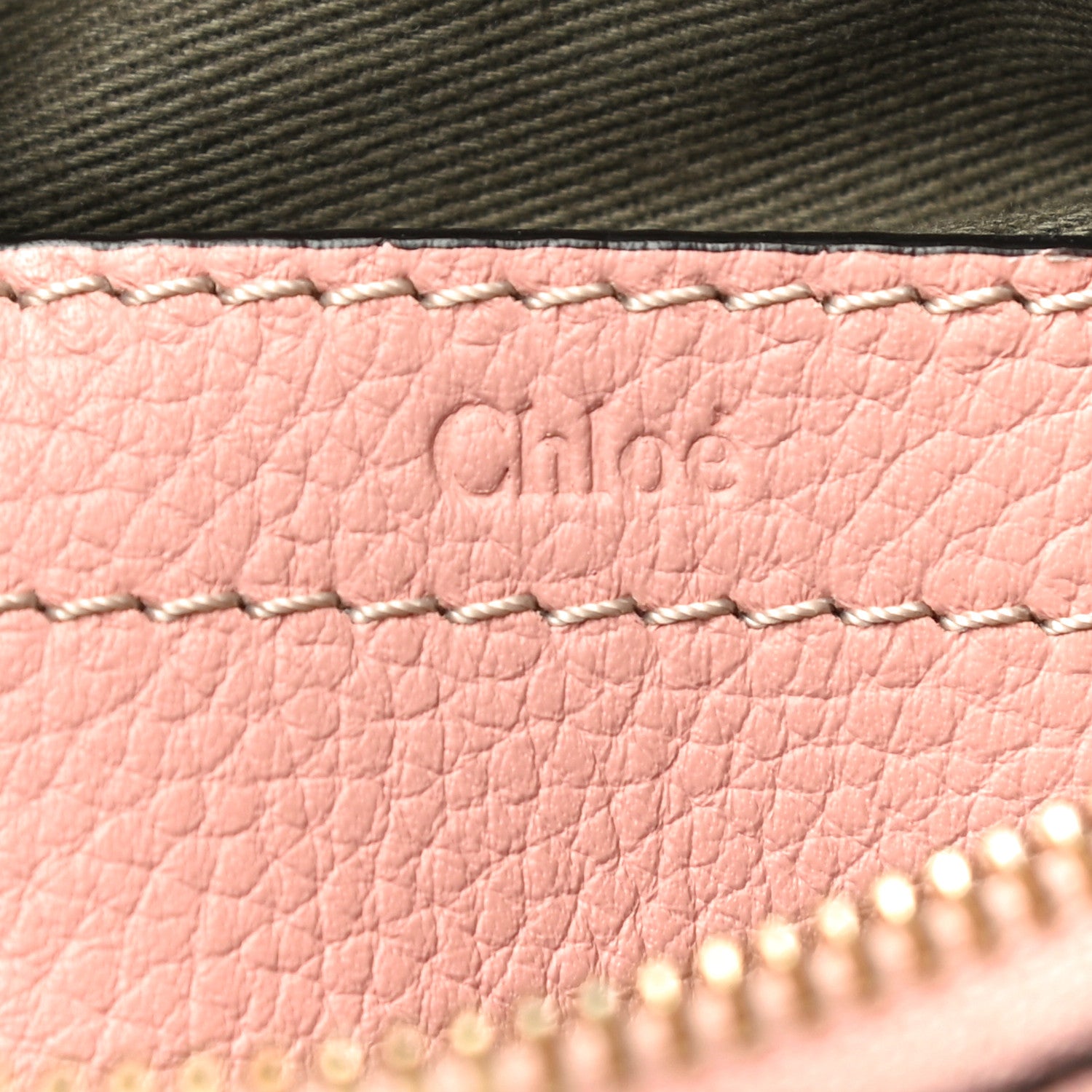 Chloe Calfskin Baby Marcie Satchel Fallow Pink 8 of 13
