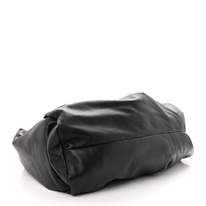 Bottega Veneta Smooth Butter Calfskin Large The Shoulder Pouch Black 4 of 10