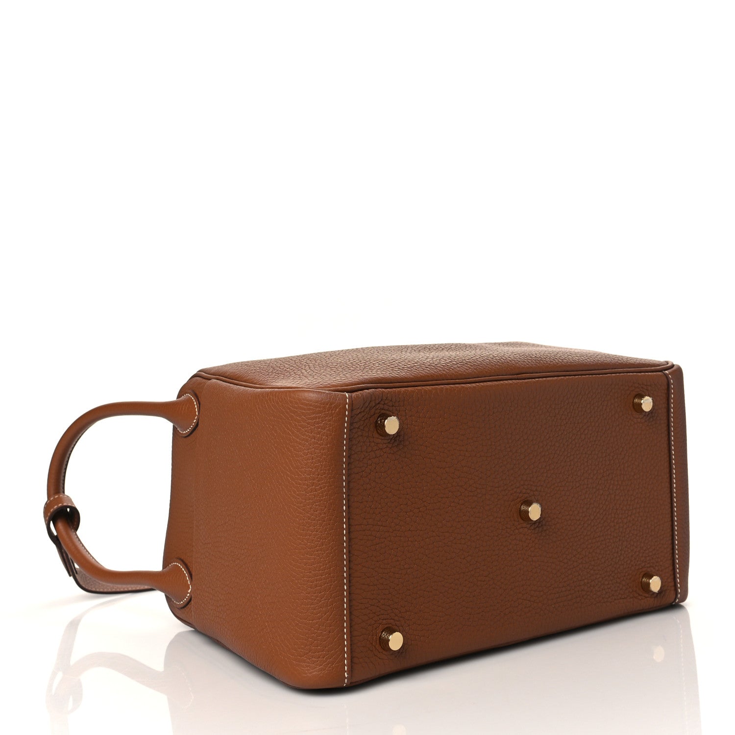 Hermes Taurillon Clemence Lindy 30 Gold 4 of 11