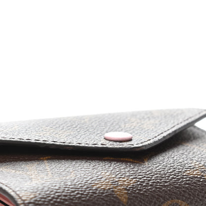 Louis Vuitton Monogram Victorine Wallet Rose Ballerine 5 of 5