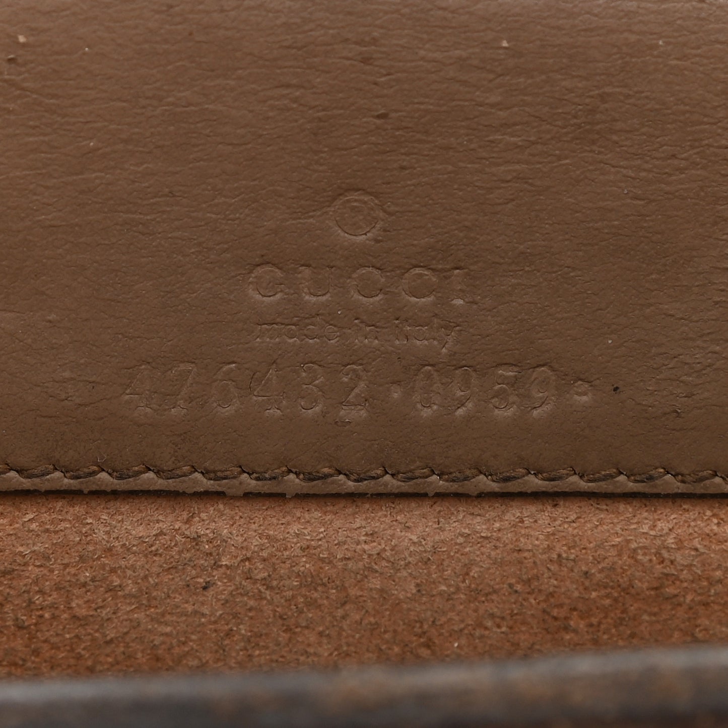 GG Supreme Monogram Super Mini Dionysus Shoulder Bag Taupe