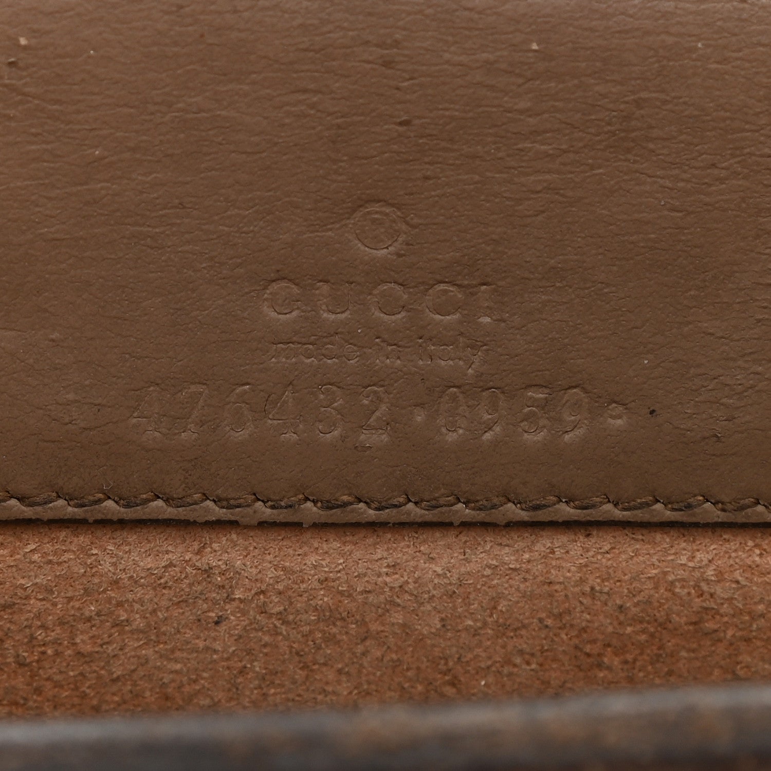 Gucci GG Supreme Monogram Super Mini Dionysus Shoulder Bag Taupe 6 of 12