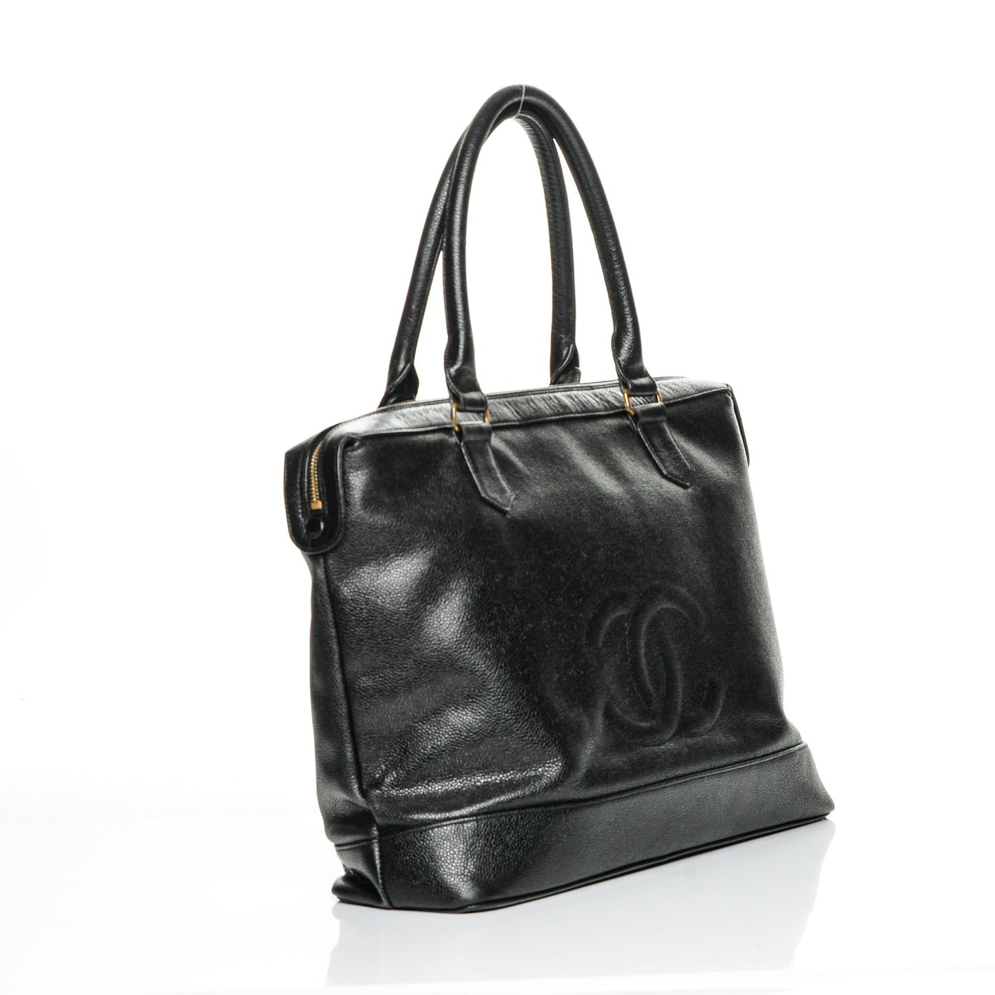 Caviar Shopper Tote Black