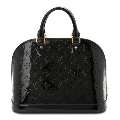 Louis Vuitton Vernis Alma PM Black 1 of 9