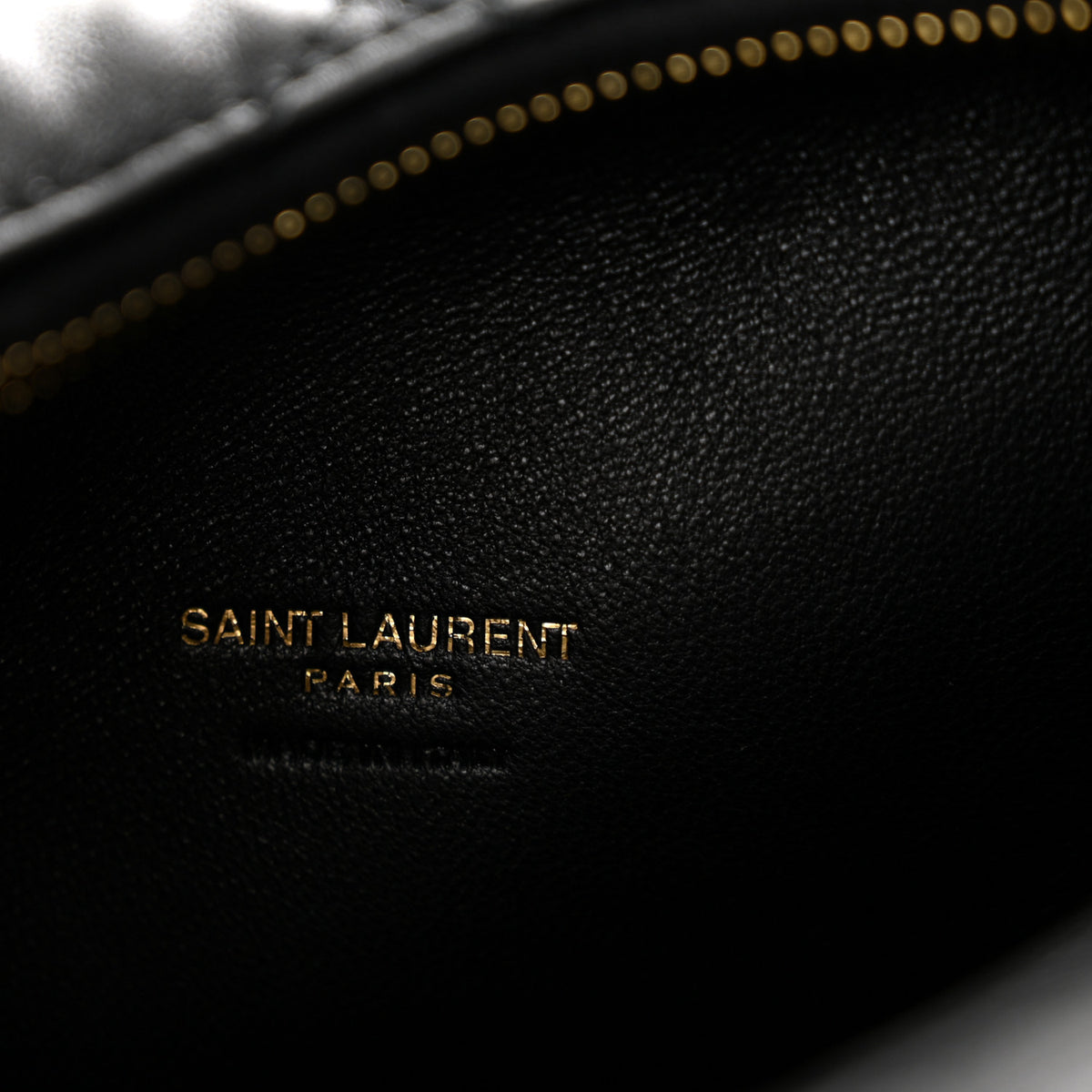 Saint Laurent Lambskin Quilted Icarino Bag Black 6 of 11