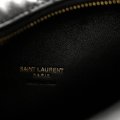 Saint Laurent Lambskin Quilted Icarino Bag Black 6 of 11