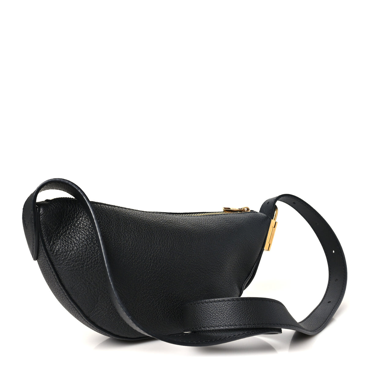 Smooth Calfskin Low Key Bumbag Black