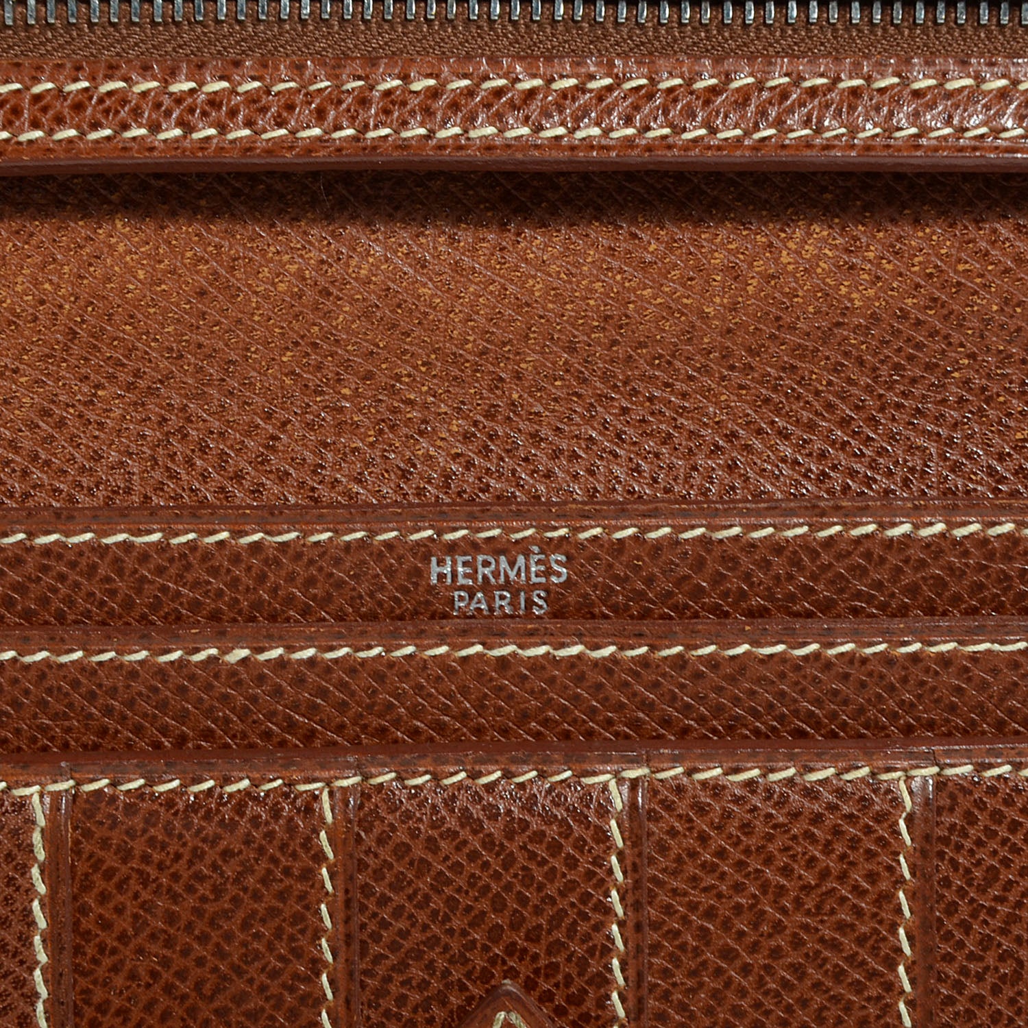 Hermes Epsom Bearn Wallet Gold 6 of 8