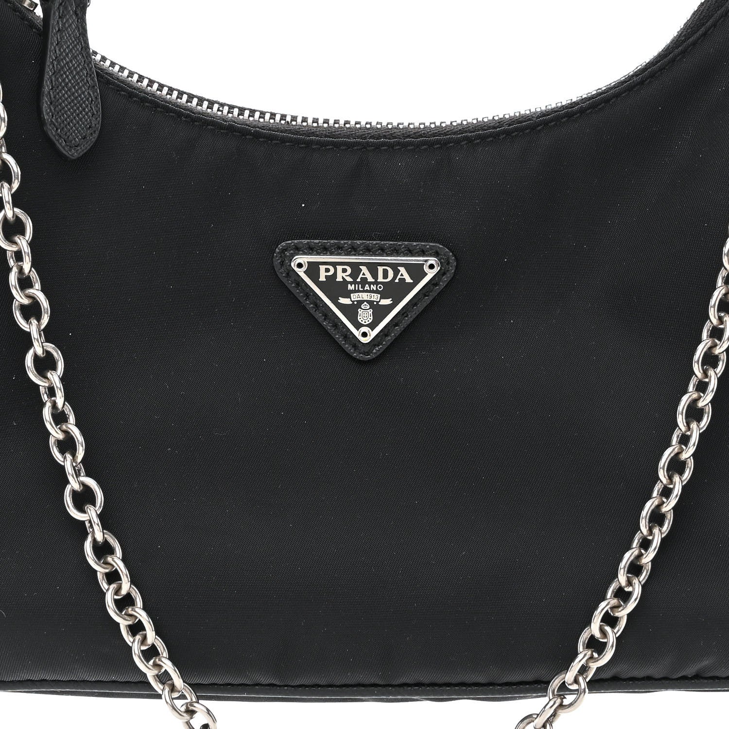 Prada Nylon Re-Edition 2005 Shoulder Bag Black 12 of 15