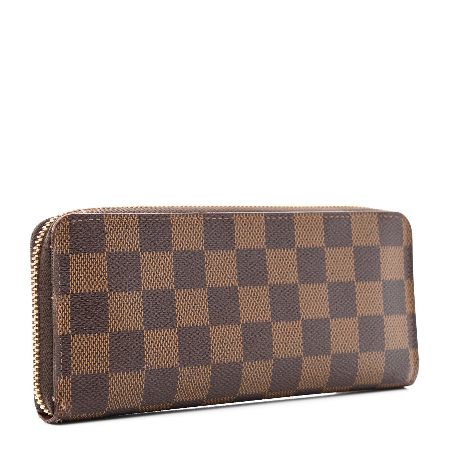 Louis Vuitton Damier Ebene Clemence Wallet Cherry 3 of 11