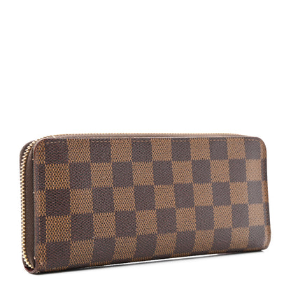Louis Vuitton Damier Ebene Clemence Wallet Cherry 3 of 11