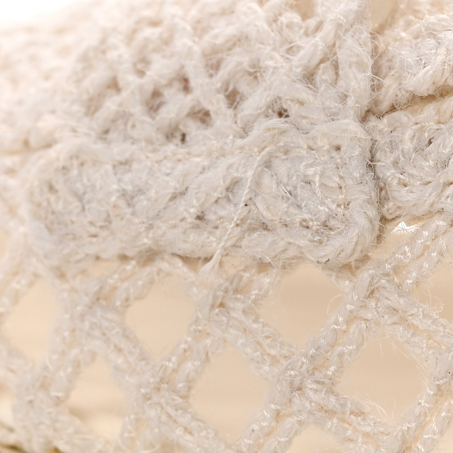 Raffia Braided CC Mocassin Loafers 41 White