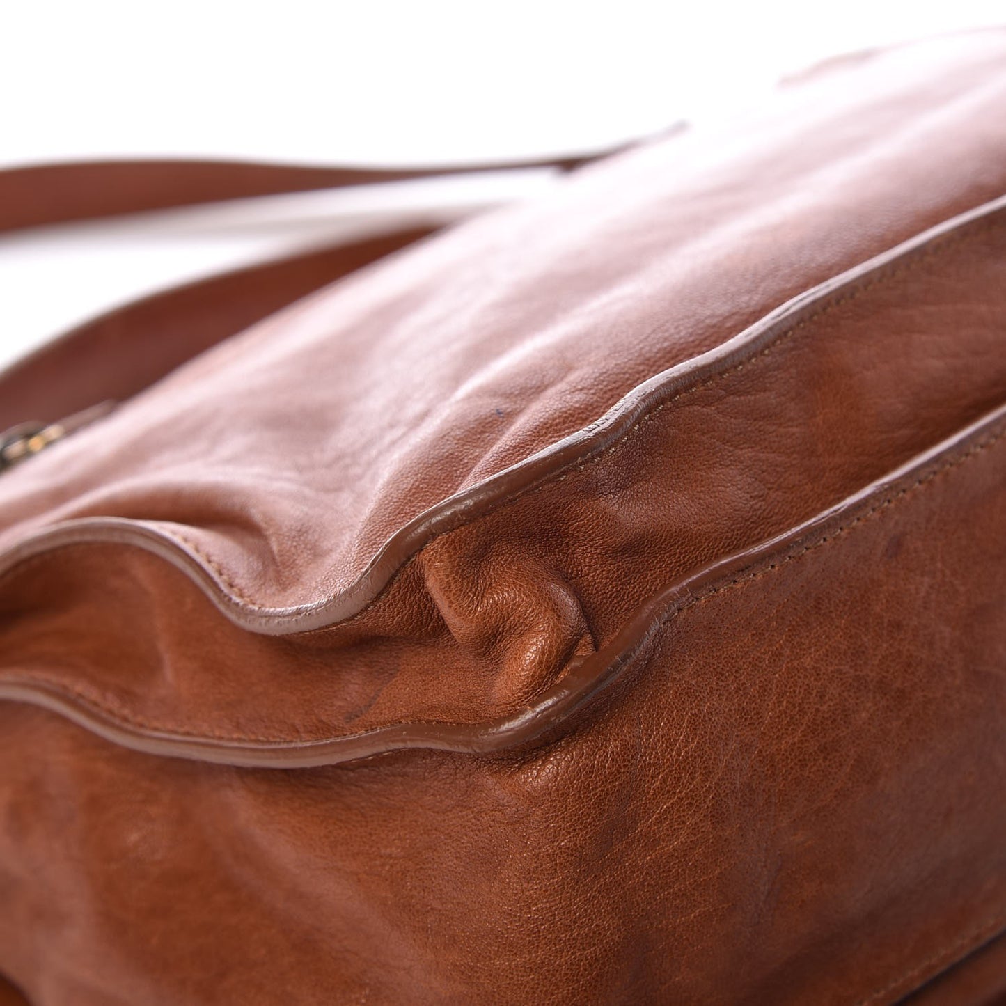 Lambskin Medium PS1 Satchel Saddle