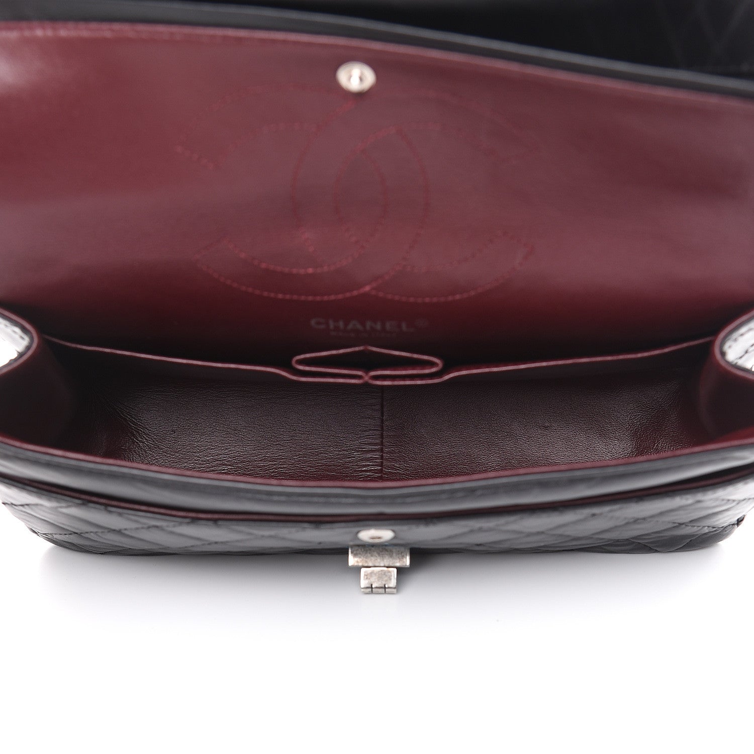 Chanel Aged Calfskin Quilted 2.55 Reissue 226 Flap Black 5 of 10
