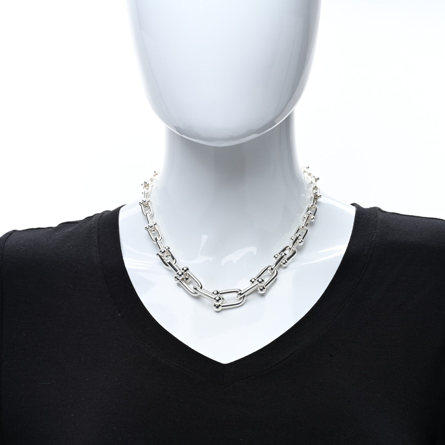Sterling Silver HardWear Graduated Link Necklace