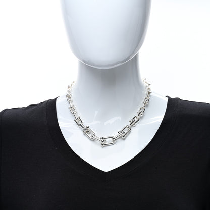 Tiffany Sterling Silver HardWear Graduated Link Necklace 3 of 5