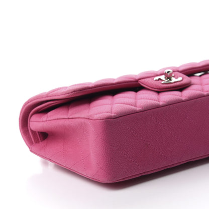 Chanel Iridescent Caviar Quilted Medium Double Flap Pink 6 of 11