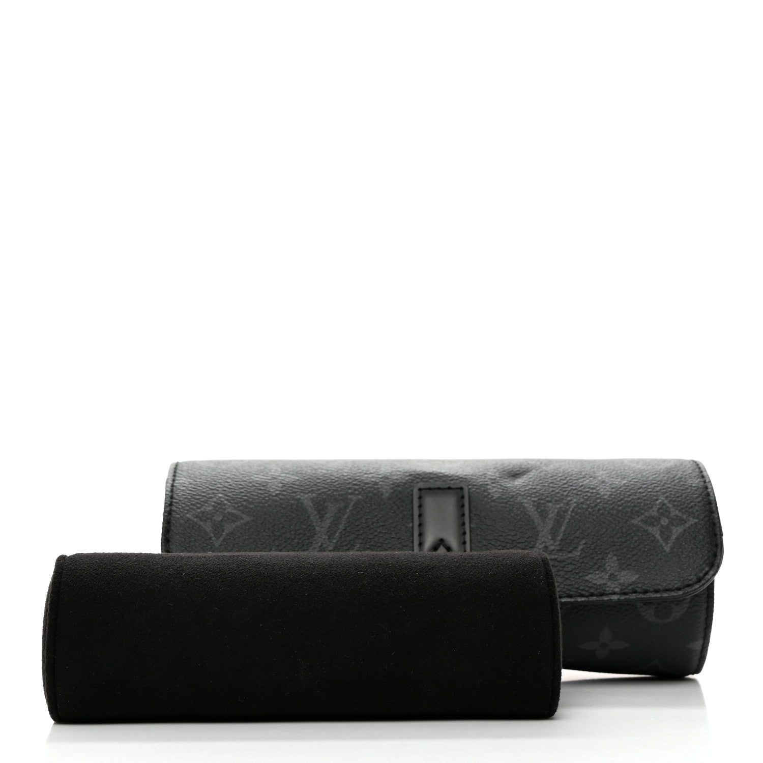 Louis Vuitton Monogram Eclipse 3 Watch Travel Case 3 of 9